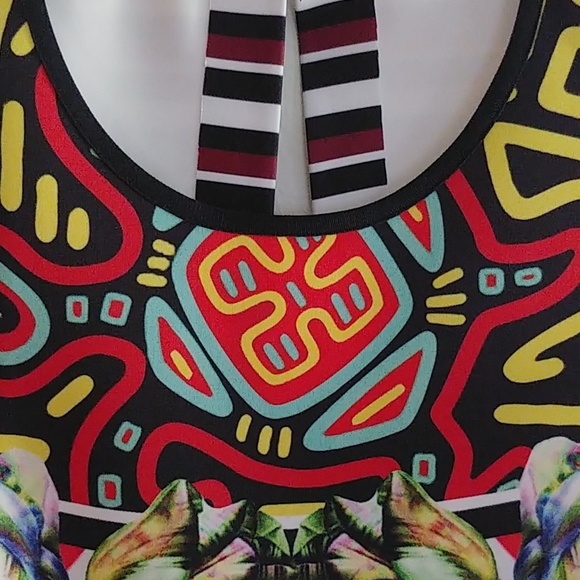 Stunning Clover Canyon Mola Floral Print Dress - Picture 2 of 8